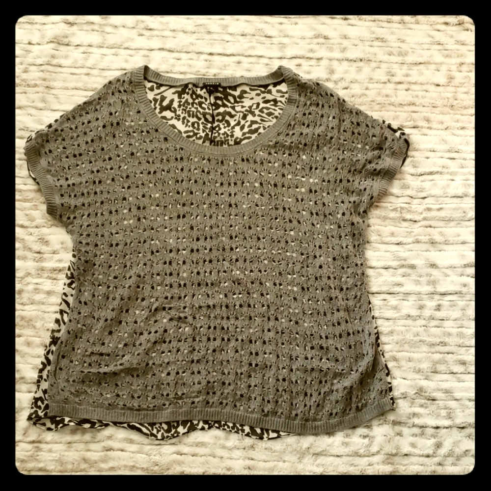 Plus Size Torrid 2X Sheer Knit Top